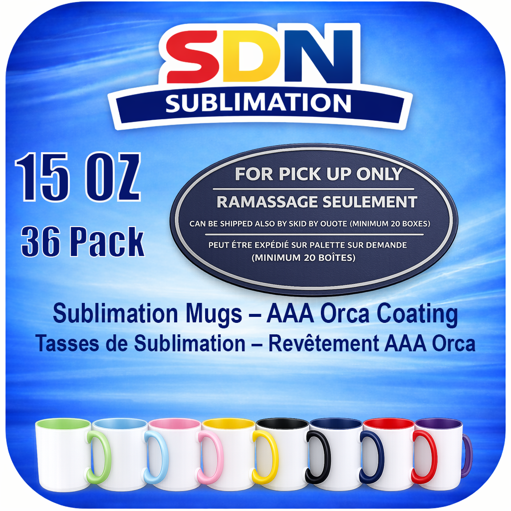 36 pack-15 oz mugs for pick up only