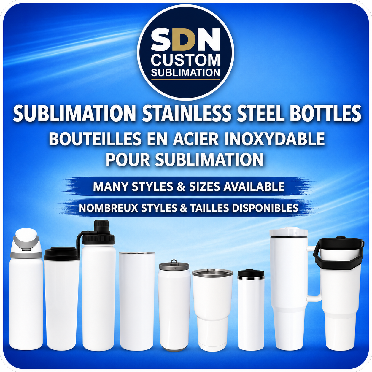 Stainless steel bottles