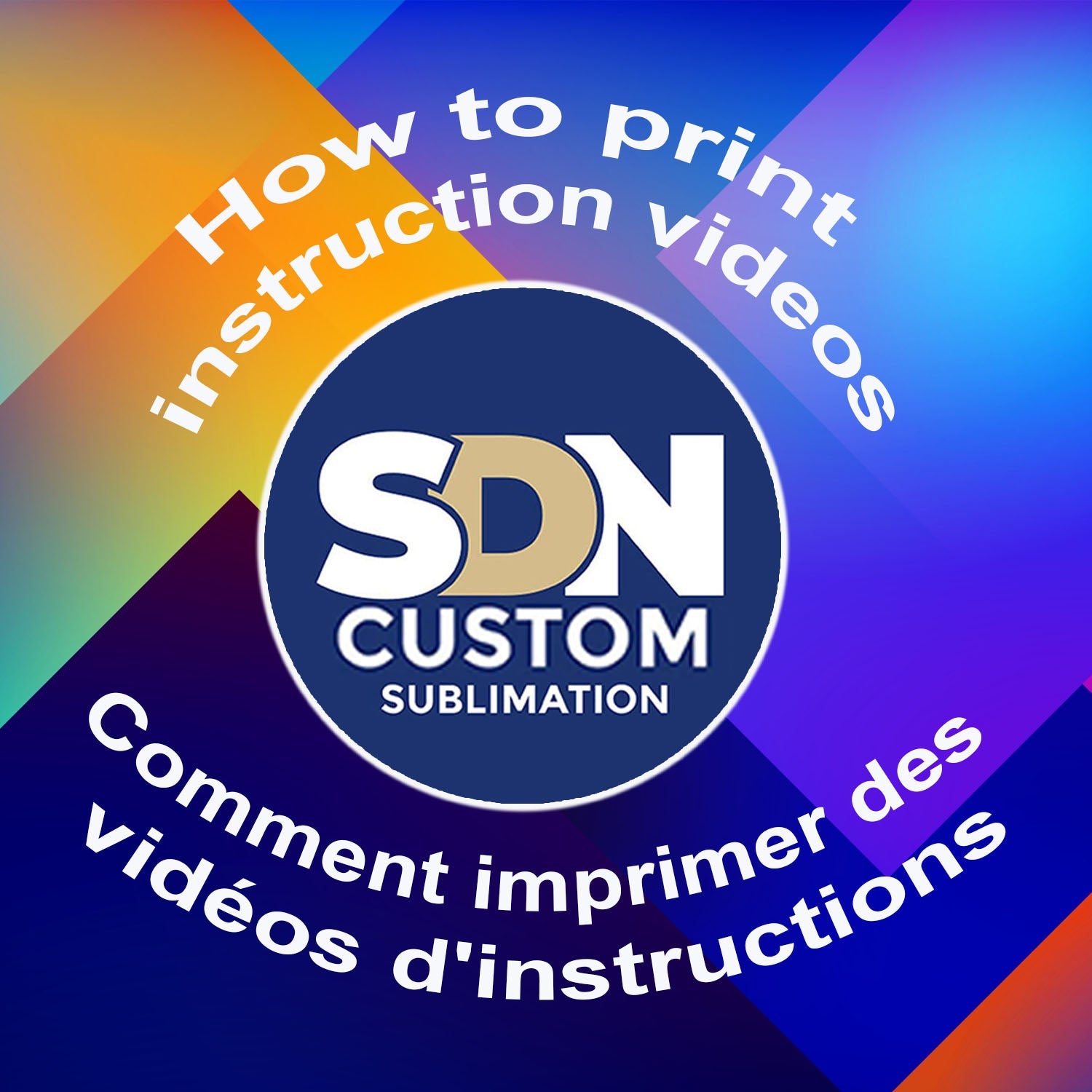 SDN Sublimation instruction videos