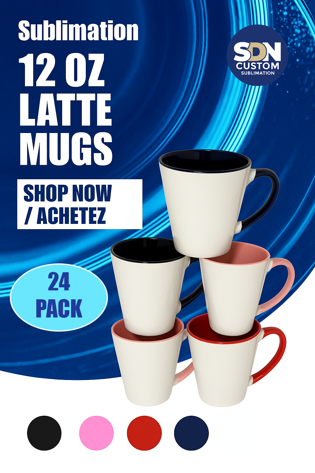 Latte Mugs-Tasses Latte