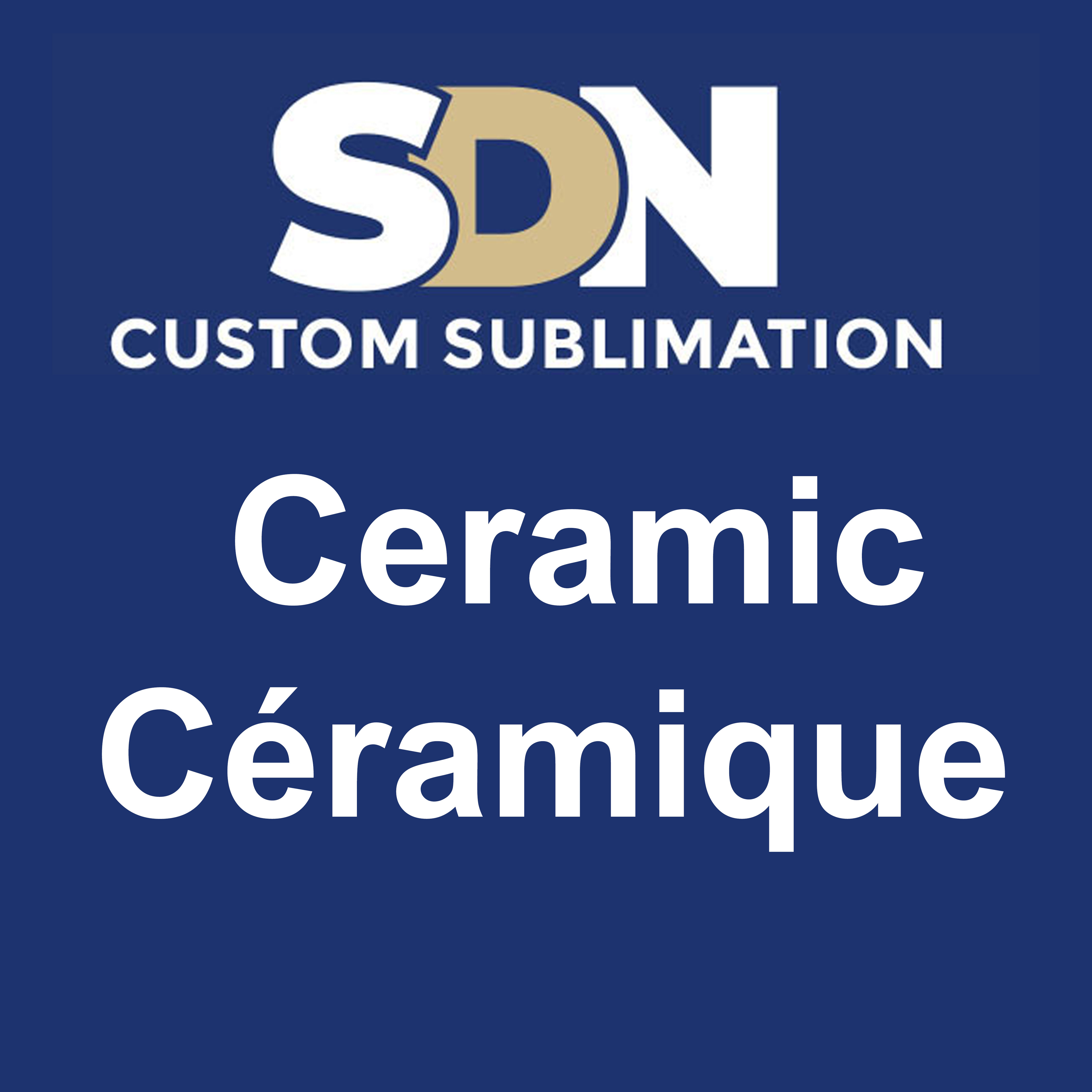 ceramic sublimation blanks