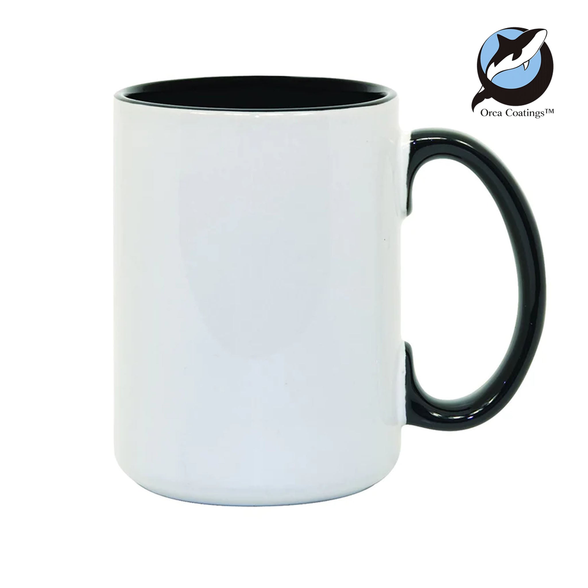 36/Tazas/Negro/15oz/+caja (2.10 . Costo . unidad) Tazas de sublimación de 15 oz con color interior NEGRO Recubrimiento AAA - Caja de 36 | Solo para recogida