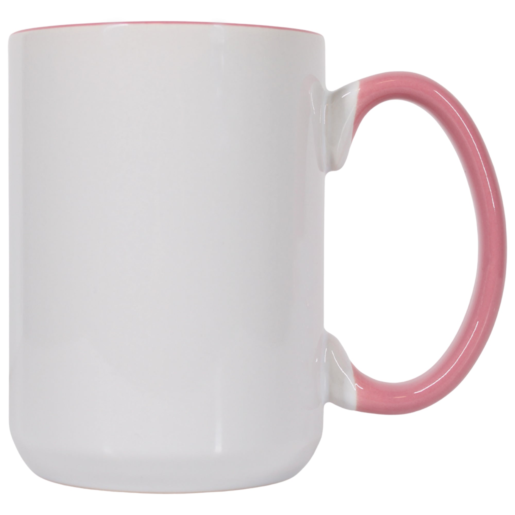 36/Mugs/Pink/15oz($1.80 . Cost . unit) 15 oz Sublimation Mugs with inner color PINK  AAA Coating - Box of 36 | Made for Pick-Up Only