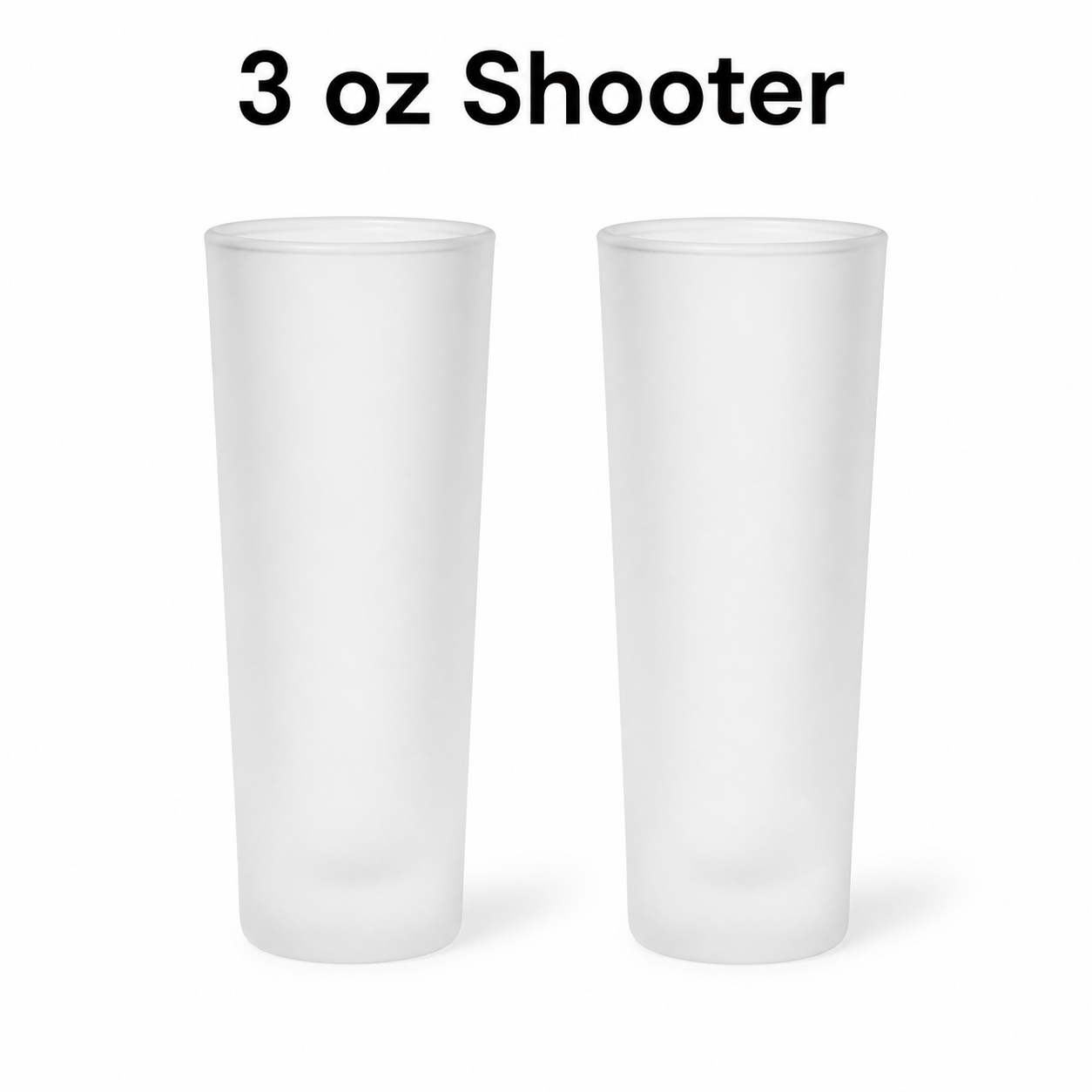 3oz sublimation blank frosted Shot glass