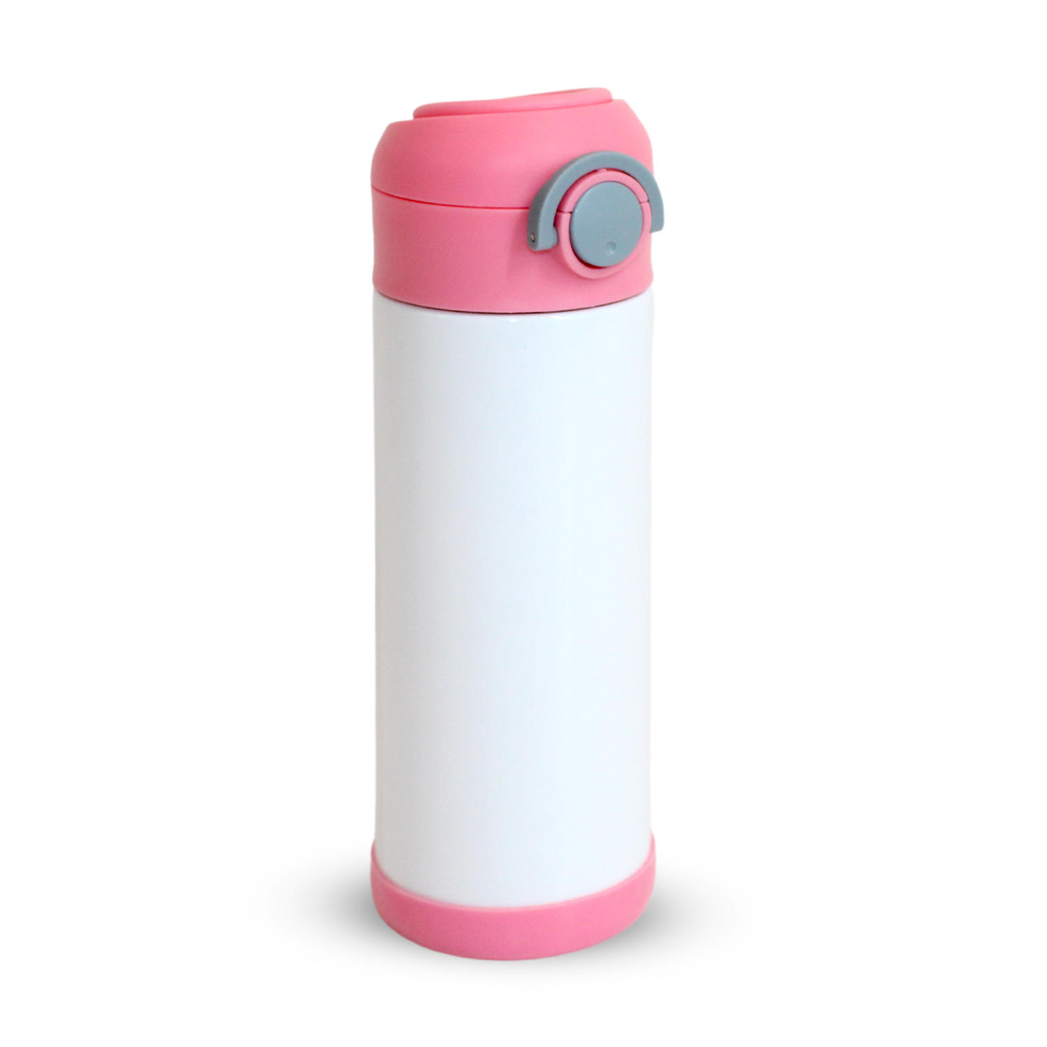 Kids Sublimation Water Bottle stainless steel, 350ml (12oz) pink Lid ...