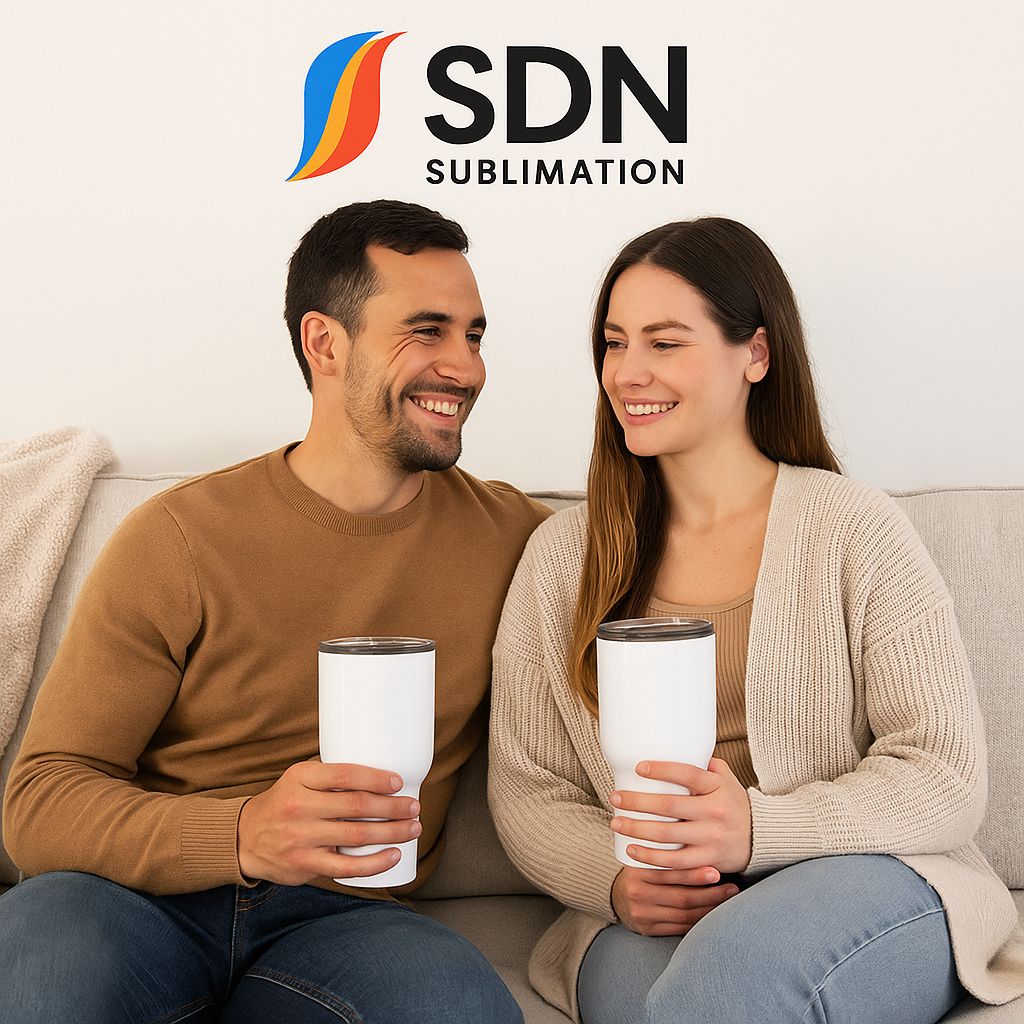 Taza de acero inoxidable blanca para sublimación de 20 oz