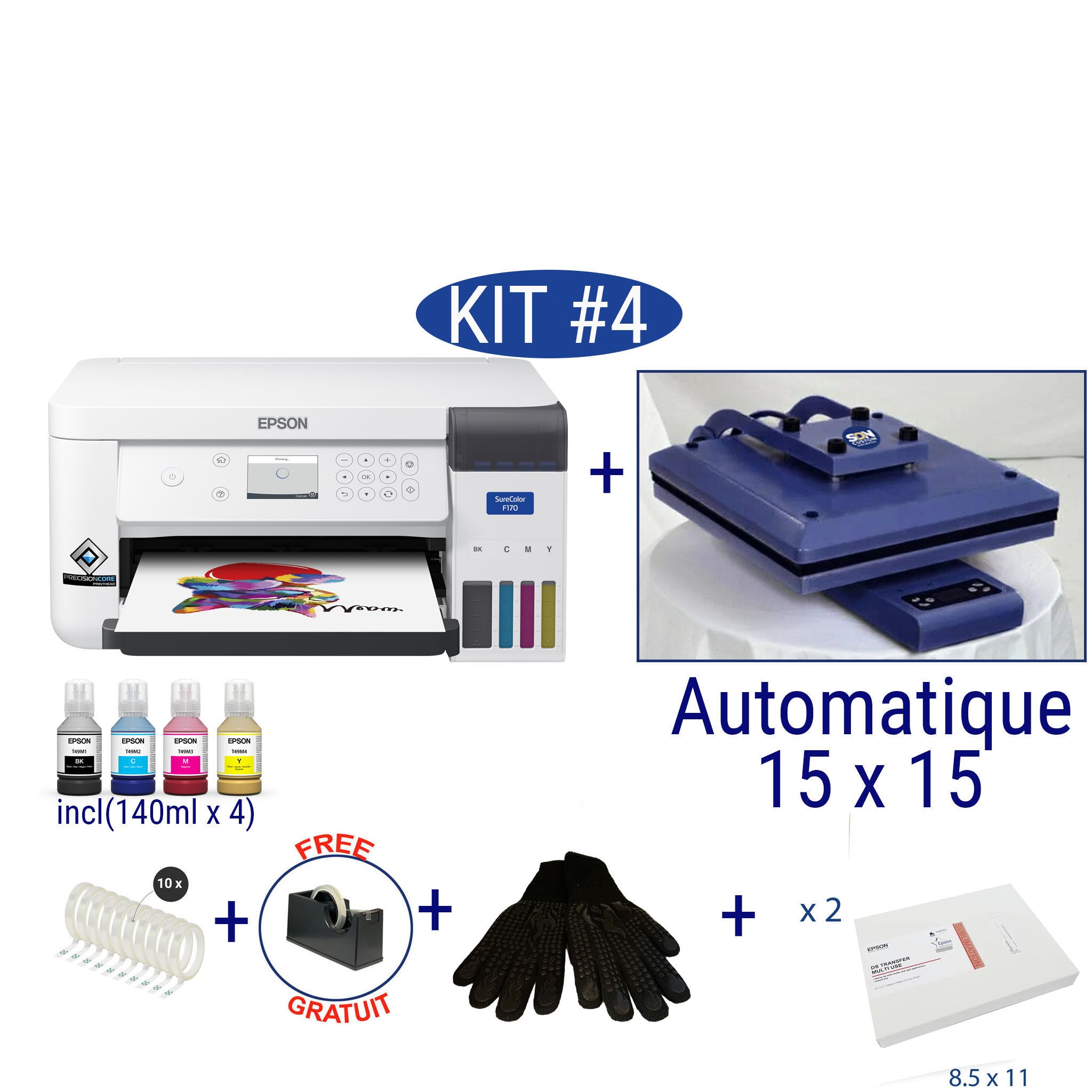 Kit de démarrage pour sublimation SDN n°4