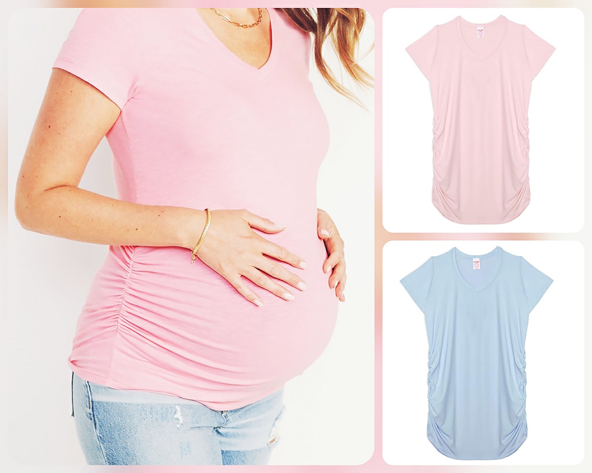 maternity v neck t shirts